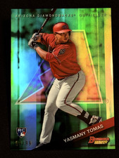 2015 Bowman's Best GREEN REFRACTOR ROOKIE Yasmany Tomas 99/99