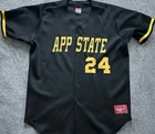Appalachian State Mountaineers Baseball Game Worn Jersey By Rawlings