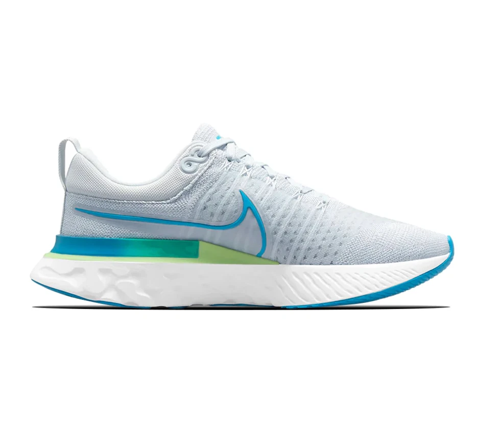 Nike React Infinity Run FK 2 Mens Sz US 12.5 Pure Platinum Grey Blue Shoes NEW ✅ - Image 3 of 4