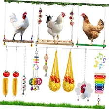 Chicken Toys for Coop Accessories - Chicken Xylophone Toy, Chicken 13pcs
