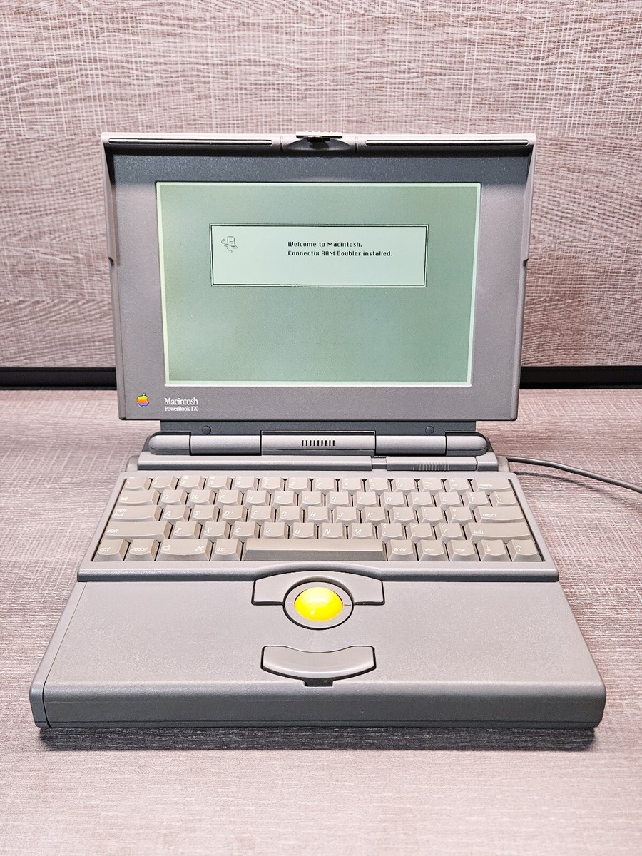 Macintosh PowerBook 170 ＋オリジナルマウス Apple Macintosh Powerbook 170 & original mouse Used Vintage