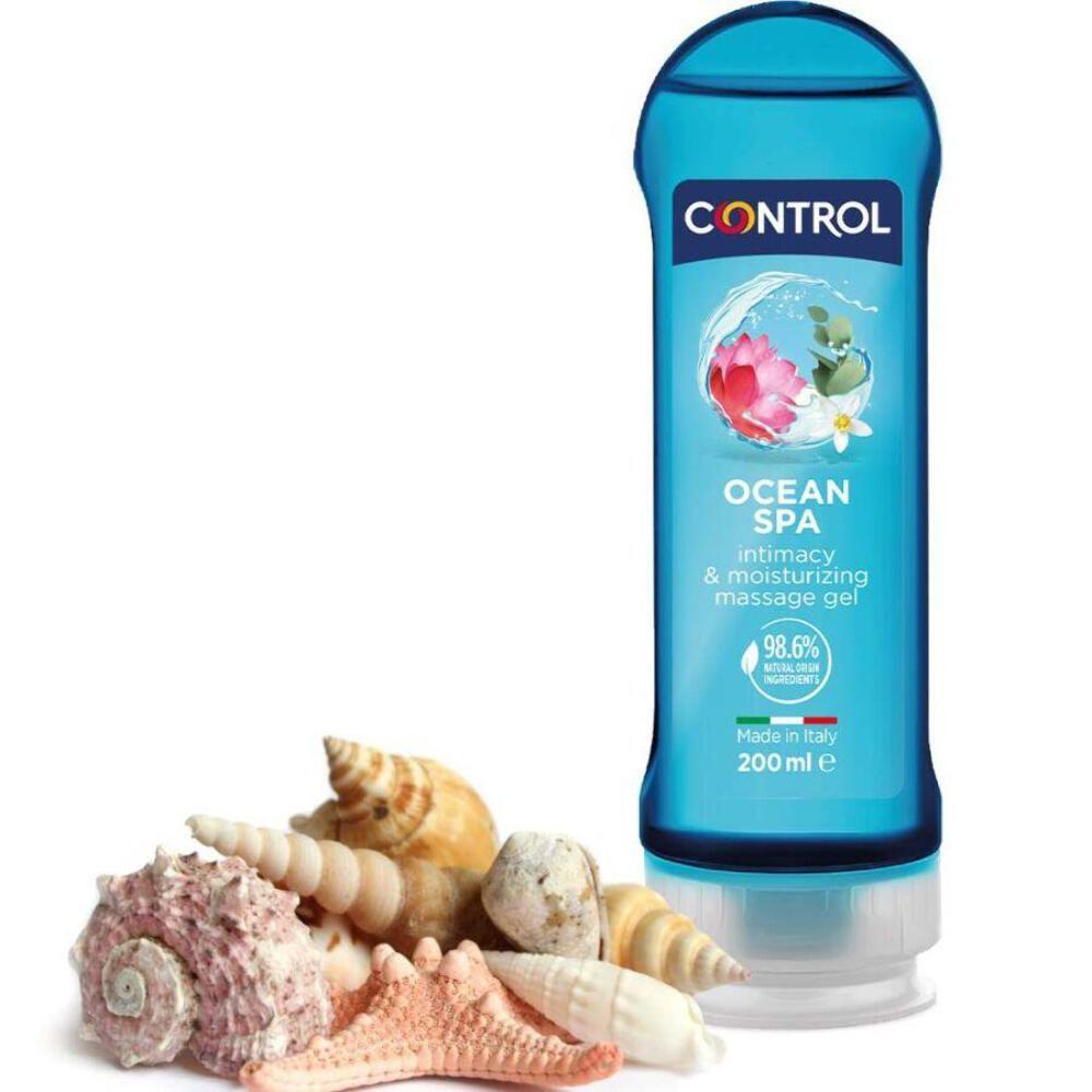 Control Gel Massaggio 2-in-1 Mare Mediterraneo 200ml | Senza Parabeni