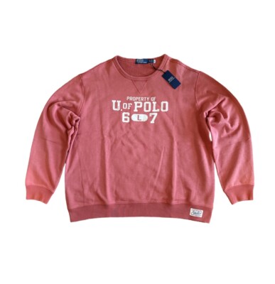 Polo Ralph Lauren Mens U of Polo Fleece Sweatshirt Adirondack