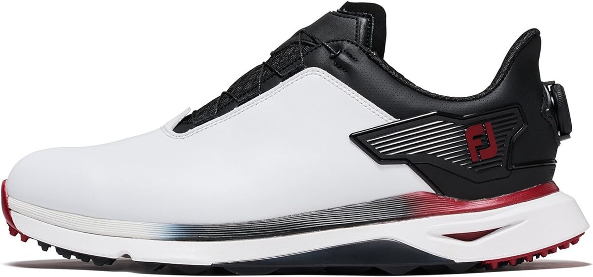 FootJoy PRO/SLX BOA 56909J 26cm ワイド FootJoy Golf Shoes PRO/SLX BOA WIDE 56909 White Black Red US7.5