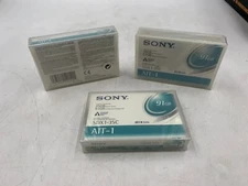 Lot of 3 Sony AIT-1 35/91GB 230m Tape Media Data Cartridge- SDX1-35C Free S/H