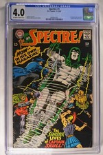 Spectre #1 CGC 4.0 ow/w 1st Spectre in own title, Capt. Skull app.  1967 D.C. 