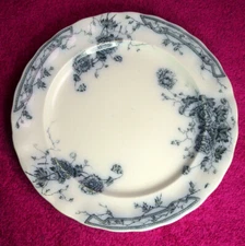 Bridgwood & Sons (Trentham Flow Blue) 8 3/4" LUNCHEON PLATE GUC