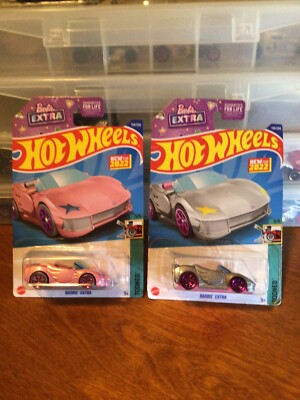 2022 Hot Wheels Barbie Extra Tooned 2 variations | eBay