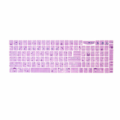 Notebook Keyboard Lavender Cartoon Style Bear Sticker 610256288963 | eBay