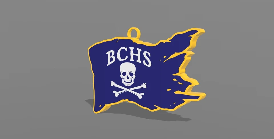 Oversized bling Logo necklace - Image 3 of 4