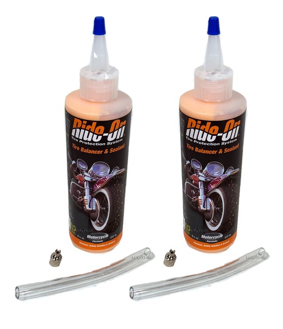 Ride On Motorcycle Tire Sealant and Balancer Slime 2 Pack Kawasaki