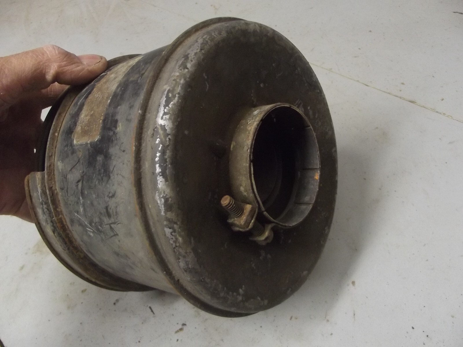 OLD OIL BATH AIR CLEANER vintage hotrod carburetor dc eBay