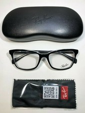 Ray-Ban RB 5362 2034 Black on Transparent Eyeglasses Size 54-17-140