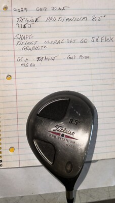 Titleist 975J Pro Titanium 8.5 Loft 60 SX Flex Graphite