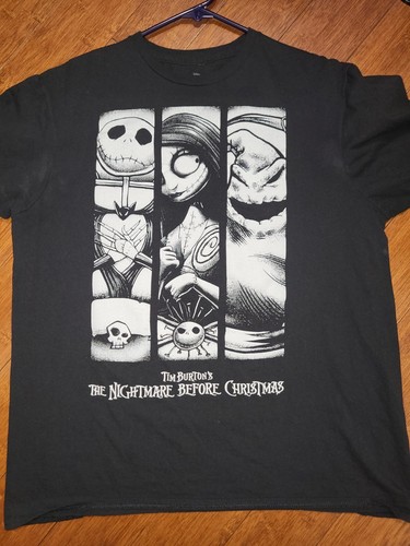 Disney L Tim Burton's The Nightmare Before Christimas Kurzarmshirt schwarz - Bild 5 von 10