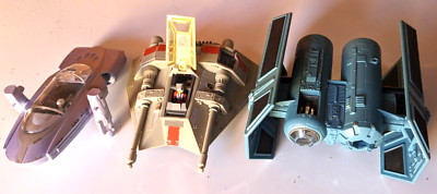 Action Fleet LOT Snow speeder, Vader's Tie Interceptor, Gian Speeder