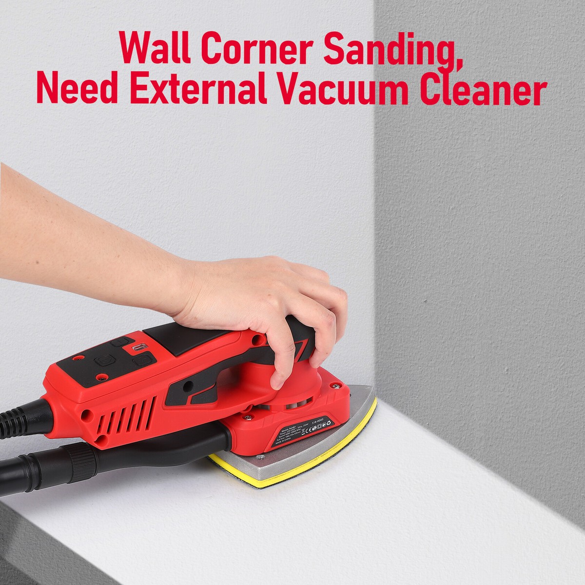 Electric Detail Sander 350W Compact Sander Machine for Wood 10000