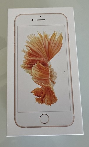 Iphone 6s Empty Box Only Apple Rose Gold 64gb Ebay