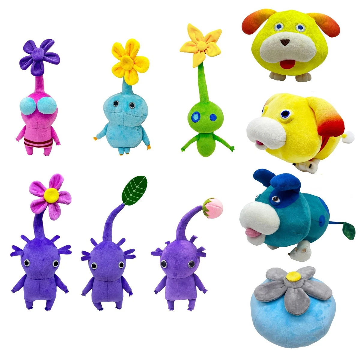 Pikmin 4 Moss Purple Pikmin Flower Onion Plush Toy Soft Doll Decor