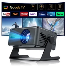 4K Mini Projector 20000 Lumen LED 1080P WiFi Bluetooth UHD Portable Home Theater