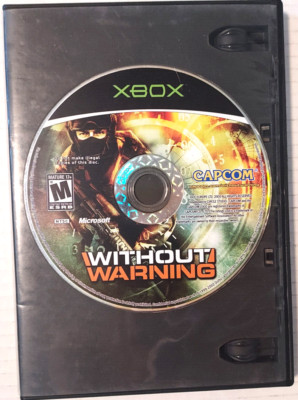 Without Warning XBOX Game - Tested - Disc Only