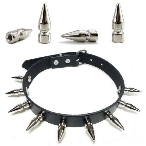 Leder Choker Mit Killernieten Und Ornamenten | Arm- & Halsbänder