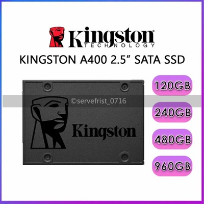 Kingston SSD A400 2,5 Zoll 120GB 240GB 480GB 960GB Internal Solid State Disk Lot