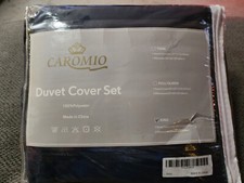 A3.02 NAVY BLUE DUVET SET, KING Size, NEW