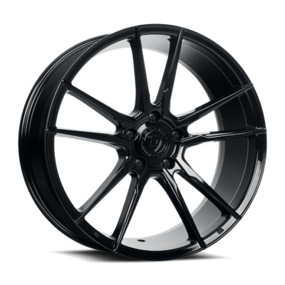 DOLCE Performance Vain Rim 20X8.5 5X120 Offset 28 Gloss Black (Quantity of 1)