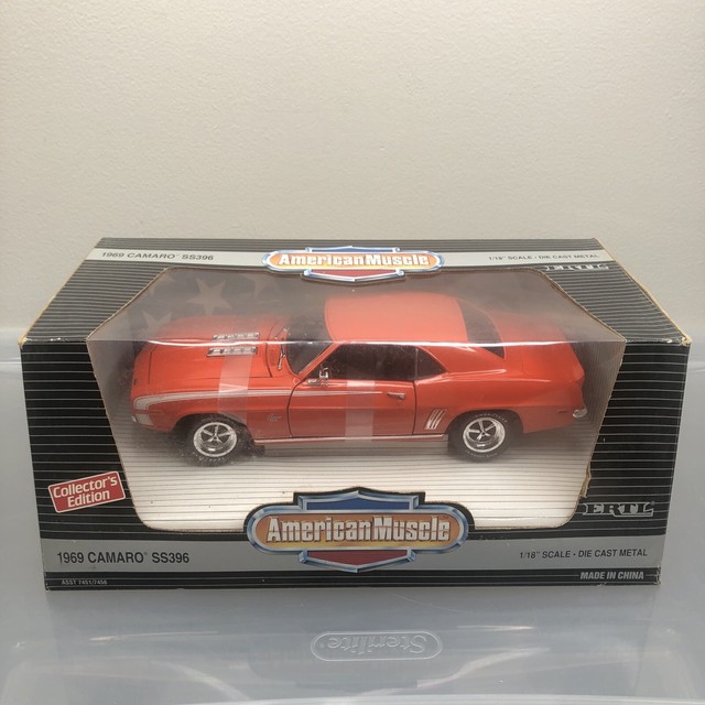 Ertl American Muscle Diecast Die Cast 1969 Camaro Ss396 118 Scale 1 18