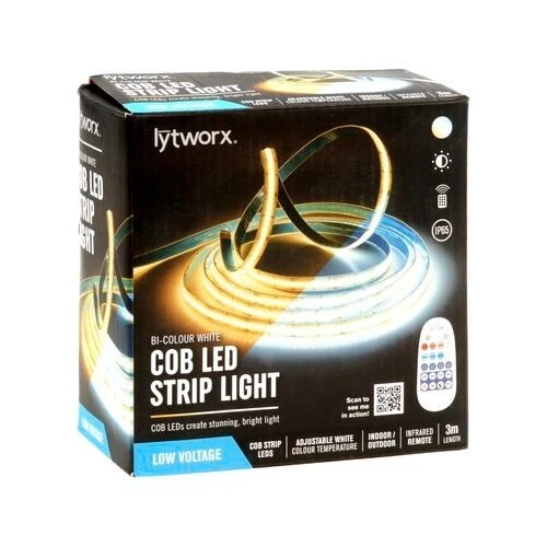 Lytworx 3m Bi Colour White COB LED Strip Light AUSTRALIA BRAND