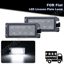 2x LED License Plate Light Lamp For Jeep Grand Cherokee Compass Patriot Fiat 500