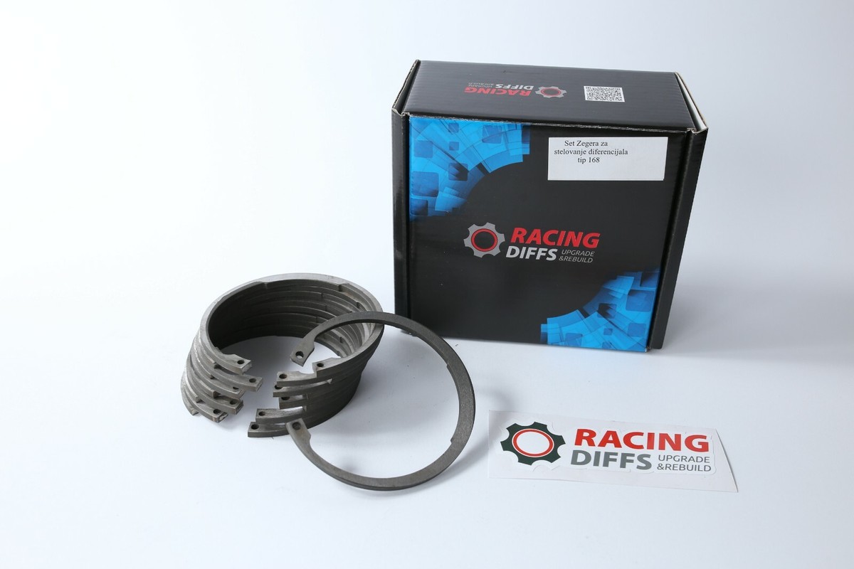 BMW 168k Differential Backlash adjustment C clip (snap ring) set