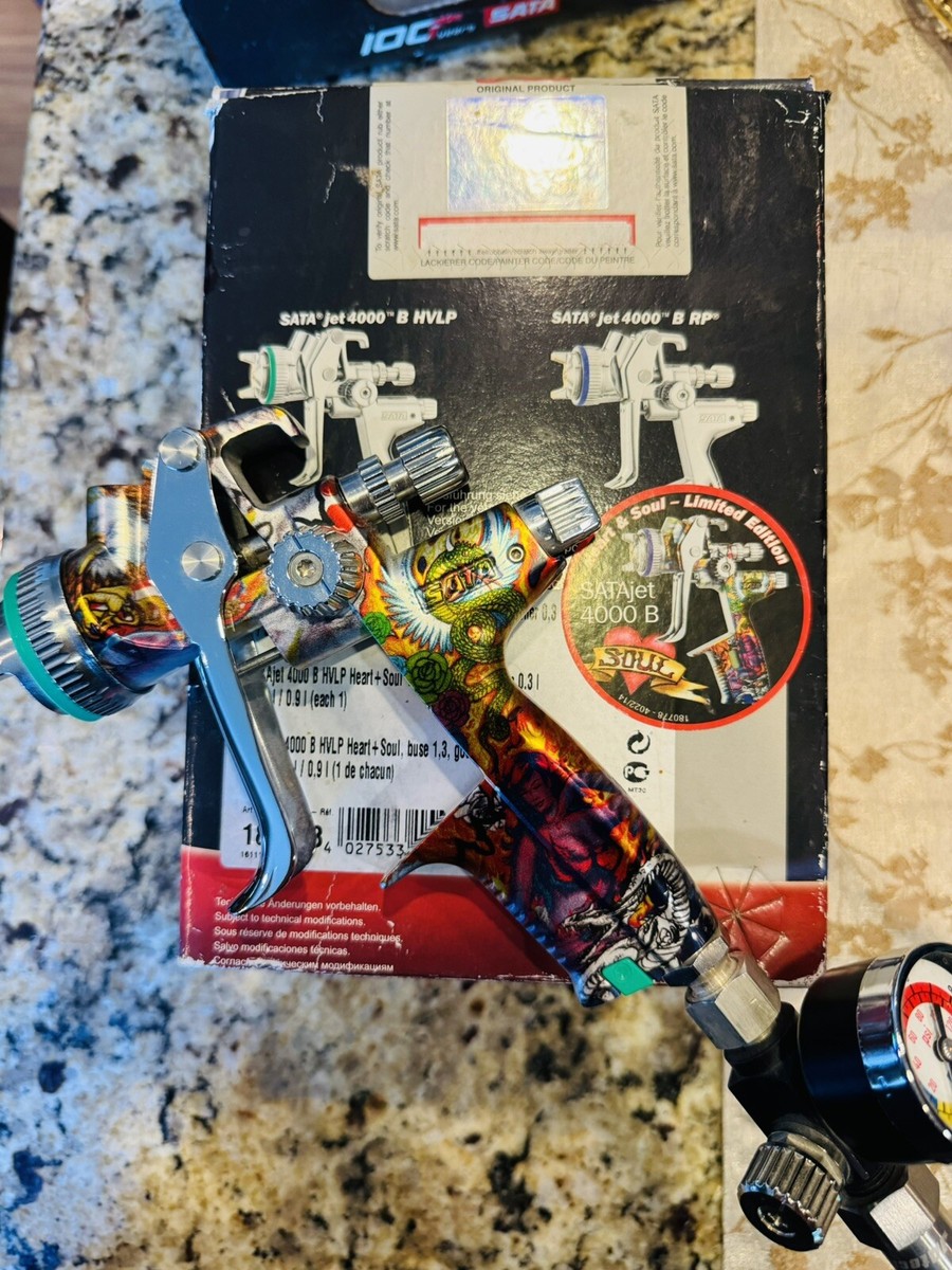 NEW SATA JET 4000 B RP HVLP Limited Edition Heart & Soul NEW SATA JET 4000 B RP HVLP Limited Edition Heart & Soul