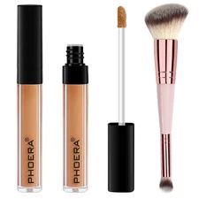 PHOERA Concealer Lightweight Full Coverage Long Lasting Corrects Hydrates Hig...