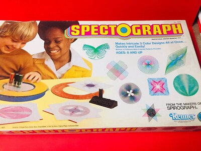 The Original Spirograph Deluxe Set This Is The Kenner Advanced Spectograth