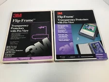 3M Flip-Frame Transparency Protectors with Pre-View RS7114 Pack of 97
