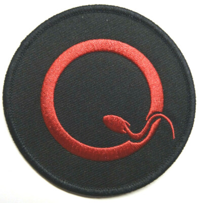 QUEENS OF THE STONE AGE AUFBÜGLER EMBROIDERY PATCH # 5 NO ONE KNOWS FLICKEN 8cm