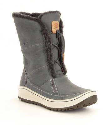 ecco boots womens grey
