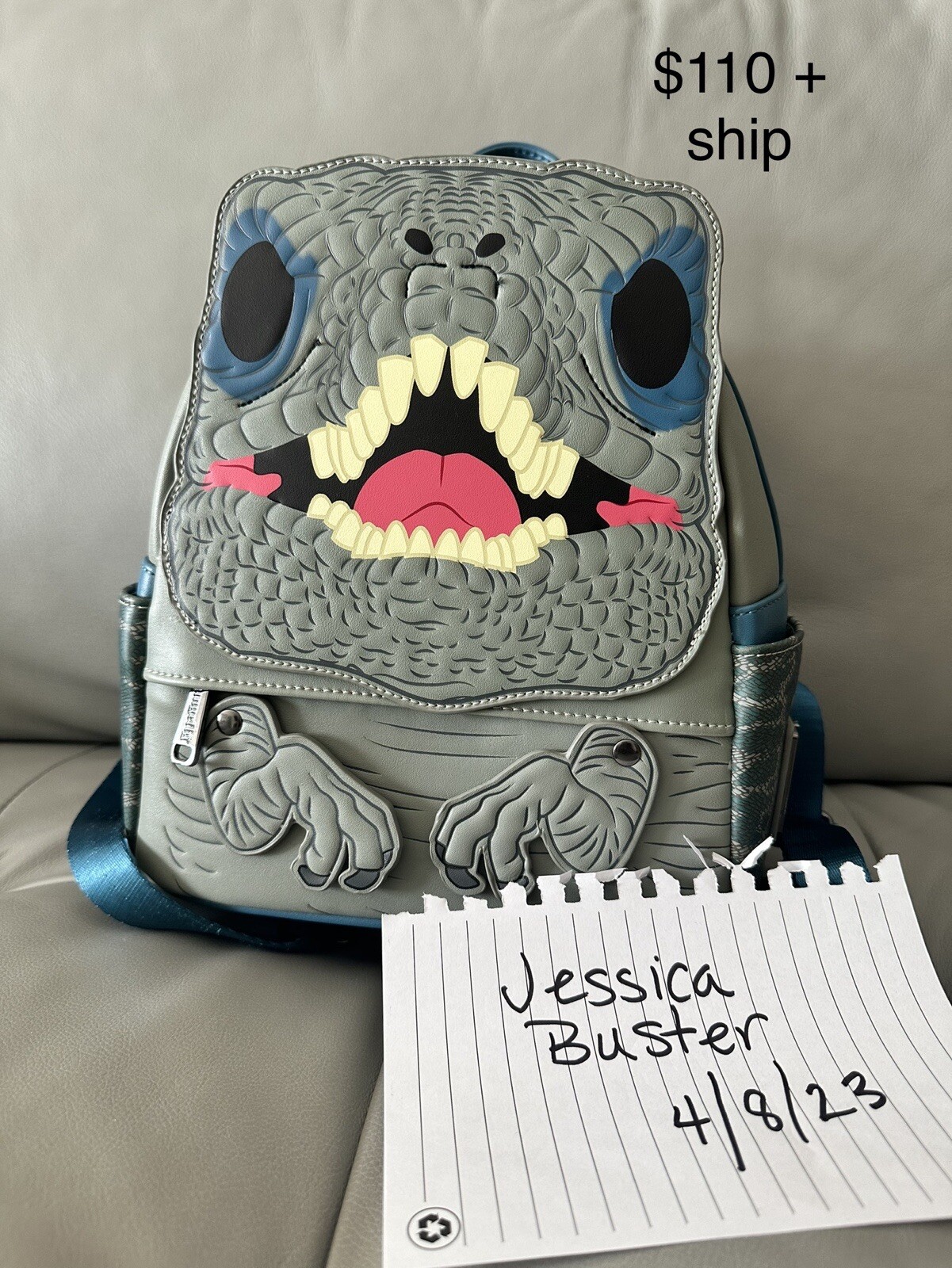 Jurassic park blue Loungefly Gem