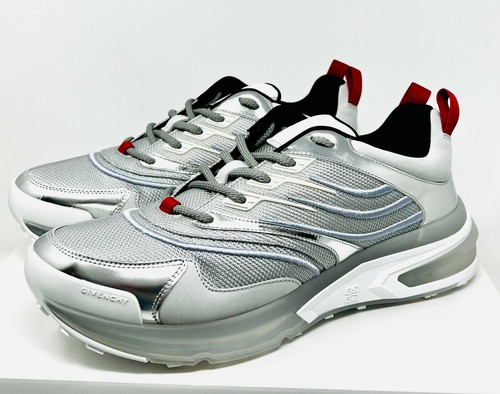 GIVENCHY GIV 1 Silvery Low Top Leather Various Sizes Men's Sneakers Shoes - New! - Picture 8 of 8