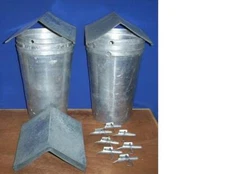 6 MAPLE SYRUP Aluminum Sap Buckets +6 Lids COVERS + 6 TAPS Spiles Spouts