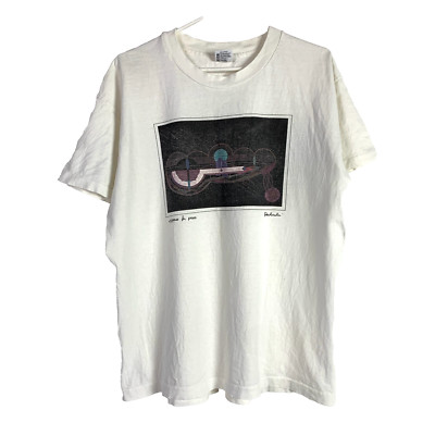Vintage Jim Morris Environmental Space For Peace Paolo Soleri Tee Shirt Large