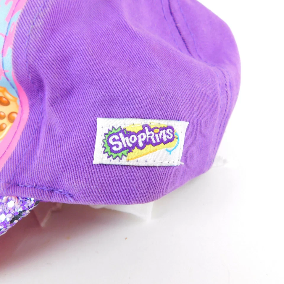 Gorra púrpura Shopkins para niñas cierre de gancho y bucle Foto 2 de 4