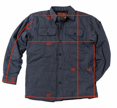 Rugged Elements Men's SMALL Tech Utility Jacket Navy Heather