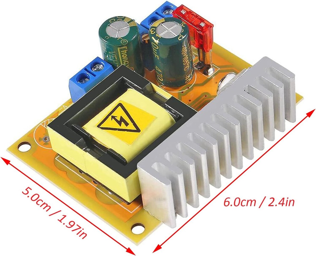 DC-DC Aufwärtswandler 12V Auf 45-390V - Hochspannungswandler Für Kondensatorladung