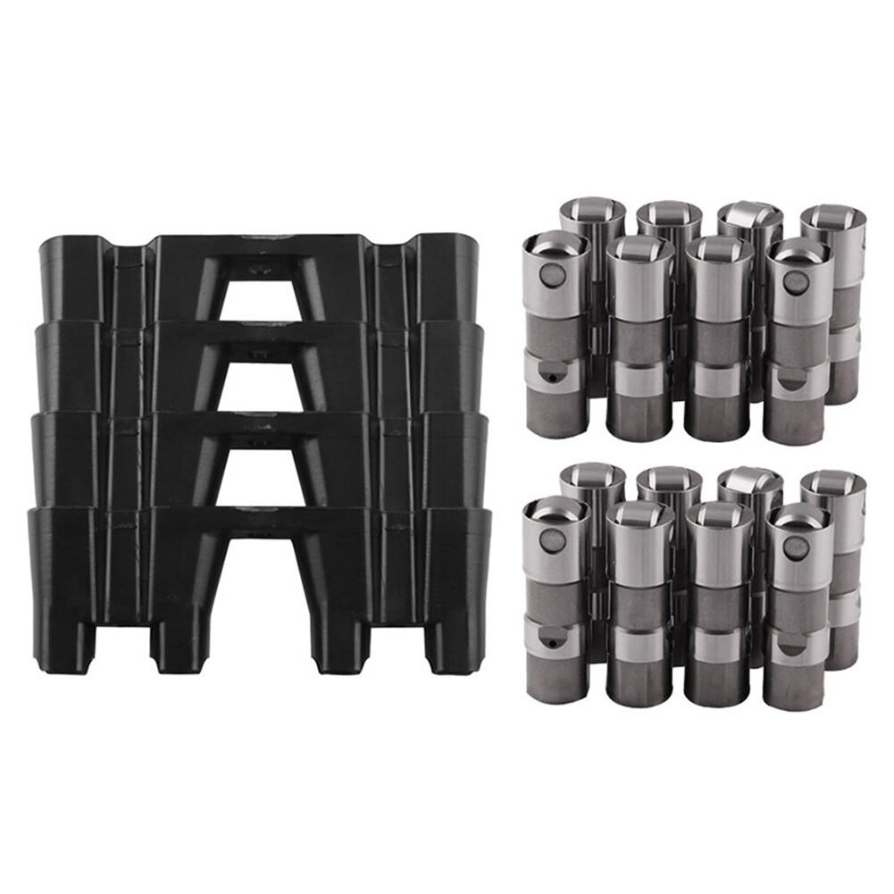 16x Performance Hydraulic Roller Lifters & 4 Guides 12499225 HL124 LS7 LS2 16 GM