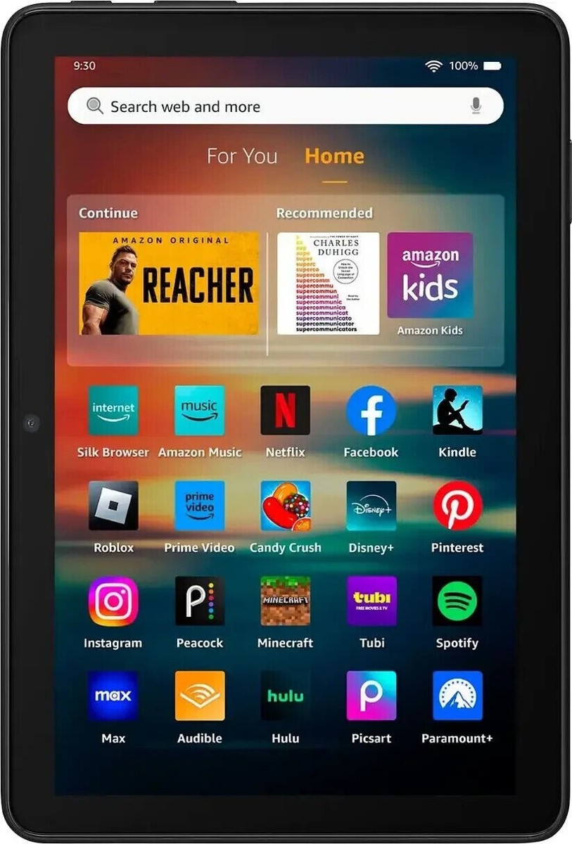 Androidタブレット本体 Amazon Fire HD 8 32GB 2024 Black Fire HD 8 Tablet, 8