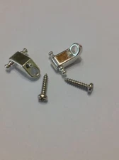 1 Pair Low Profile US Style String Retainer Roller Trees Chrome