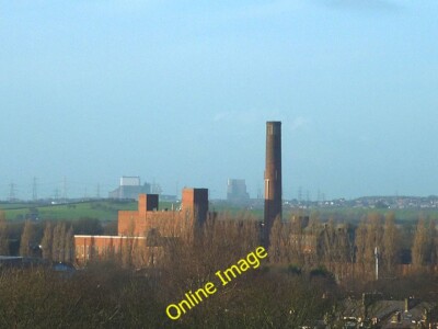 Photo 6x4 The old and the older Lancaster Heysham nuclear power stations  c2014